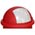 Zusatzbild Mülleimer Deckel VAR Kopfteil für Pushbin 50 L rot