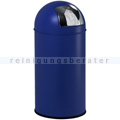 Mülleimer EKO Pushbin blau 40 L