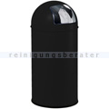 Mülleimer EKO Pushbin matt schwarz 40 L