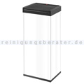Mülleimer Hailo Big-Box® Touch 60 L Stahl weiß-schwarz