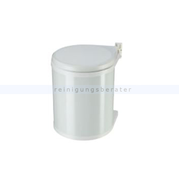 Mülleimer Hailo Compact-Box M 15 L weiß