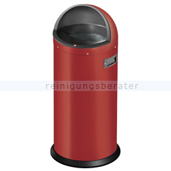 Mülleimer Hailo Quick 50 L Stahl rot