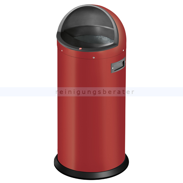 Mülleimer Hailo Quick 50 L Stahl rot