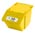 Zusatzbild Mülleimer Knapsack Recycling-Box mit Deckel Gelb 45 L