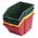 Zusatzbild Mülleimer Knapsack Recycling-Box mit Deckel rot 45 L