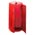 Zusatzbild Mülleimer Kompakt Abfallbehälter galv. Stahl gepulvert rot