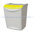 Mülleimer M7137 Oeko-Fancy Abfallbehälter Deckel gelb