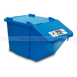 Mülleimer NordSüd Oekonom Abfallbehälter mit Deckel 40 L blau