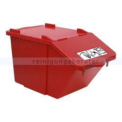 Mülleimer NordSüd Oekonom Abfallbehälter mit Deckel 40 L rot
