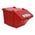 Zusatzbild Mülleimer NordSüd Oekonom Abfallbehälter mit Deckel 40 L rot