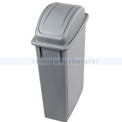 Mülleimer Orgavente OFFICE 90 aus Kunststoff grau 90 L