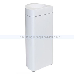 Mülleimer Probbax 1/4 Kreis weiß 36 L