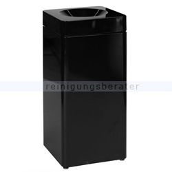 Mülleimer Probbax quadratisch schwarz 51 L