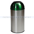 Mülleimer Probbax Recycling mit Einwurfloch 40 L matt/grün