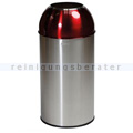 Mülleimer Probbax Recycling mit Einwurfloch 40 L matt/rot