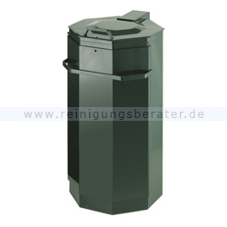 Mülleimer Robuster Abfallbehälter Grün 120 L