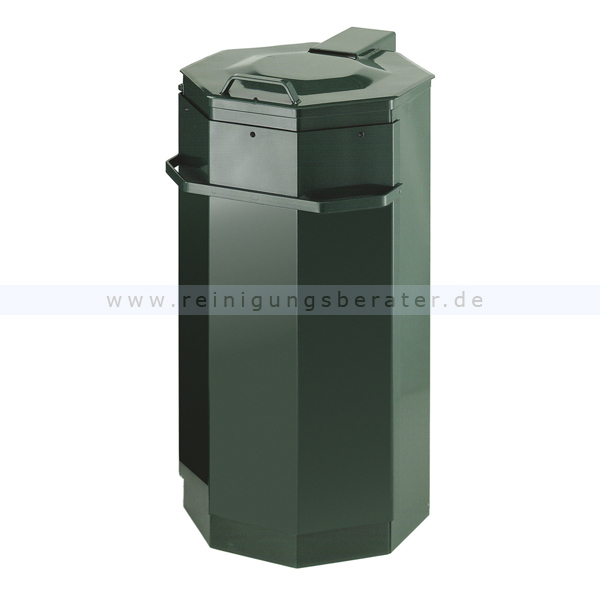 Mülleimer Robuster Abfallbehälter Grün 120 L