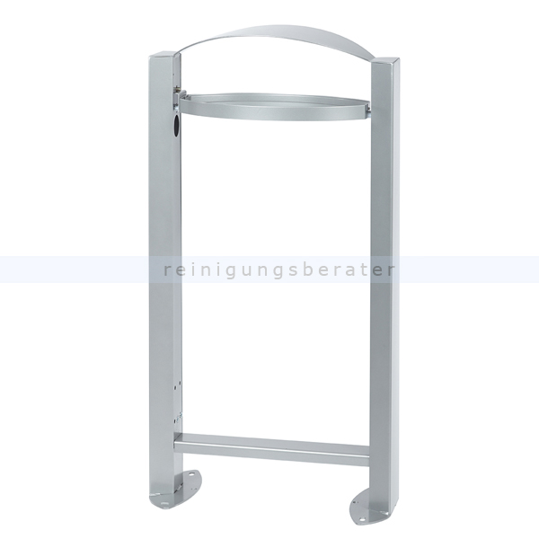 Mülleimer Rossignol Arkea 60 L metallgrau