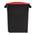 Zusatzbild Mülleimer Rossignol Movatri fahrbar 65 L schwarz-rot