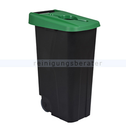 Mülleimer Rossignol Movatri mobil 110 L schwarz/grün
