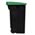 Zusatzbild Mülleimer Rossignol Movatri mobil 110 L schwarz/grün