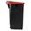 Zusatzbild Mülleimer Rossignol Movatri mobil 110 L schwarz/rot