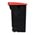 Zusatzbild Mülleimer Rossignol Movatri mobil 110 L schwarz/rot