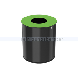 Mülleimer Rossignol Neotri 15 L mangangrau/grüngelb