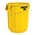 Zusatzbild Mülleimer Rubbermaid Brute Container gelb 76 L