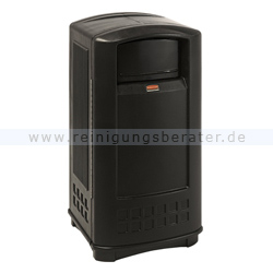 Mülleimer Rubbermaid Landmark Junior Container Schwarz 133 L