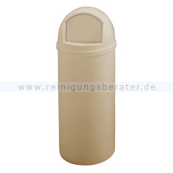 Mülleimer Rubbermaid Marshal Container 56,8 L Beige