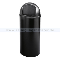 Mülleimer Rubbermaid Marshal Container 56,8 L Schwarz