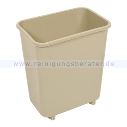 Mülleimer Rubbermaid Rechteckiger Abfallbehälter 7,7 L beige