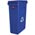 Zusatzbild Mülleimer Rubbermaid Slim Jim mit Luftschlitze 87 L blau