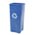 Zusatzbild Mülleimer Rubbermaid Untouchable Container Blau 87 L