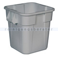 Mülleimer Rubbermaid Viereckiger Brute Container 106 L grau