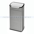 Mülleimer Simplehuman rechteckig Touch-Bar Bin 30 L