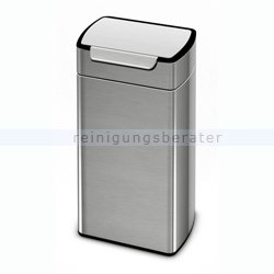 Mülleimer Simplehuman rechteckig Touch-Bar Bin 30 L