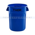 Mülleimer Trust THOR runder Behälter 121 L blau