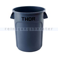Mülleimer Trust THOR runder Behälter 121 L grau