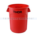 Mülleimer Trust THOR runder Behälter 121 L rot
