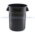 Mülleimer Trust THOR runder Behälter 121 L schwarz