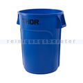 Mülleimer Trust THOR runder Behälter 166 L blau