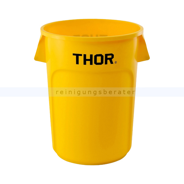Mülleimer Trust THOR runder Behälter 166 L gelb
