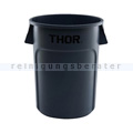 Mülleimer Trust THOR runder Behälter 208 L grau