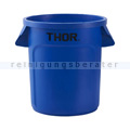Mülleimer Trust THOR runder Behälter 38 L blau