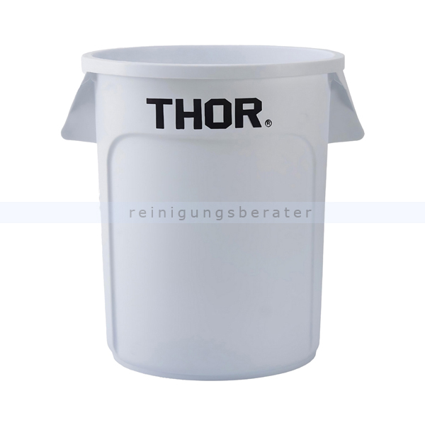 Mülleimer Trust THOR runder Behälter 60 L weiß