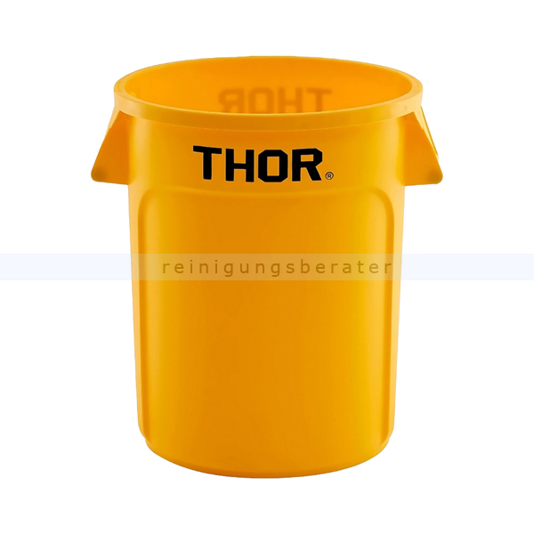 Mülleimer Trust THOR runder Behälter 75 L gelb