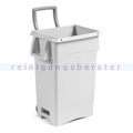 Mülleimer TTS Behälter Kunststoff 70 L weiß ohne Deckel