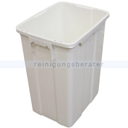 Mülleimer TTS Kunststoffbehälter MAX 50 L weiß